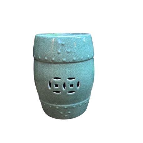 Asian Garden Table with Beautiful Green Glaze
