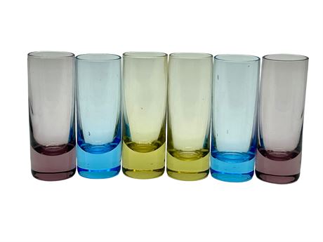 Colored Glass Shot Glasses