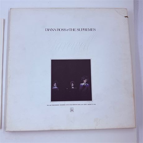 Diana Ross & The Supremes Farewell Vinyl Record
