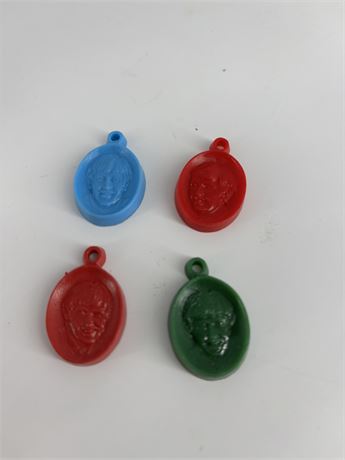 The Beatles Plastic Gumball Machine Charms
