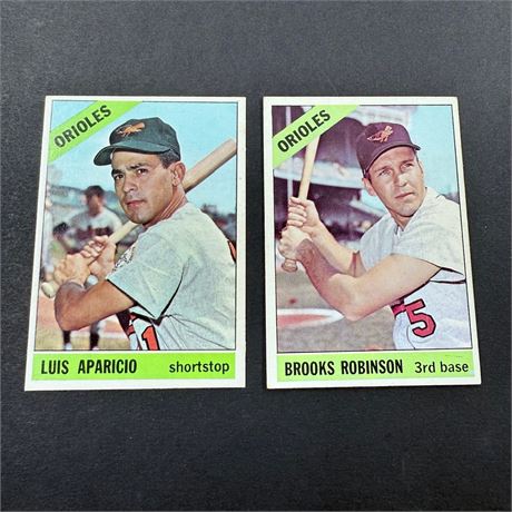 1966 Topps Brooks + Aparcio