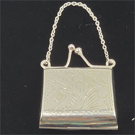 Sterling silver 2 inch purse