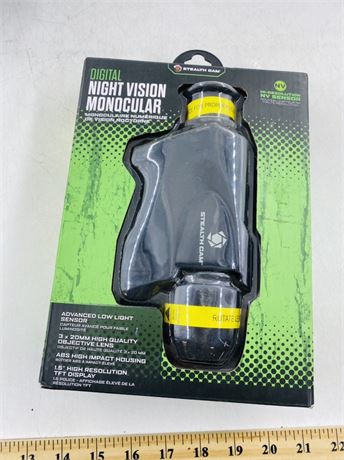 New Stealth Cam Nightvision Monocular