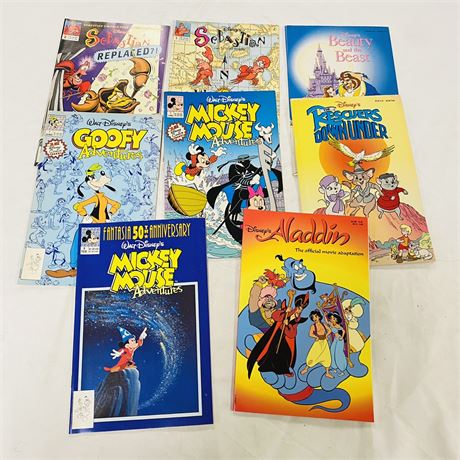8 Disney Comic Books