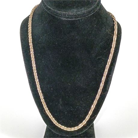 Italian Sterling Silver 925 Box Chain Necklace