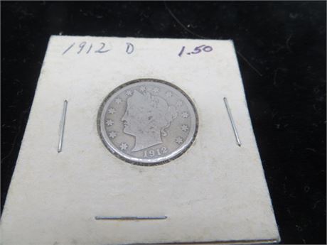 1912 D V Nickel