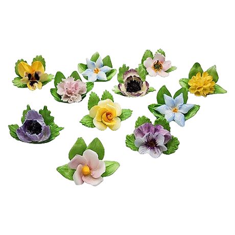 Adderly "Floral" Bone China Flower Place Card Holders