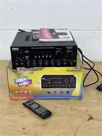Pyle Compact Wireless BT Stereo Amplifier