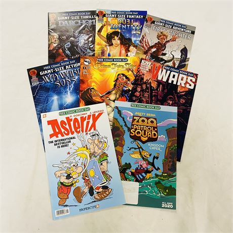 8 Free Comic Book Day Books
