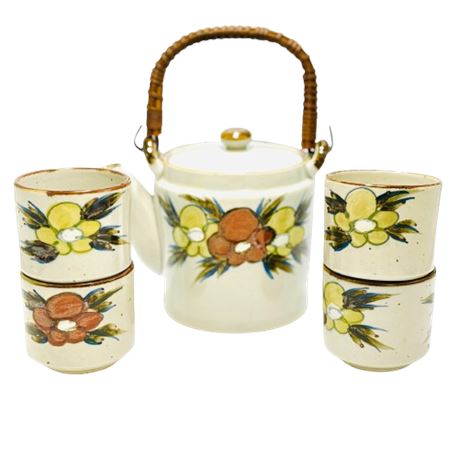 Vtg Otagiri Tea Pot Set