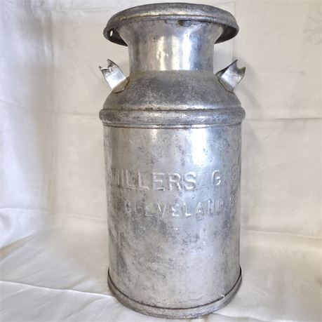 Antique Milk Can, Miller's Dairy