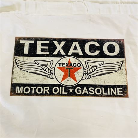 8.5x16” Texaco Metal Sign