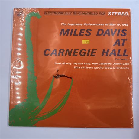 Sealed Miles Davis at Carnegie Hall Vinyl Record