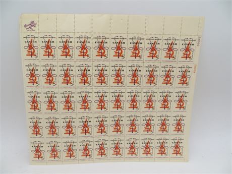 1965 Cancer Stamp