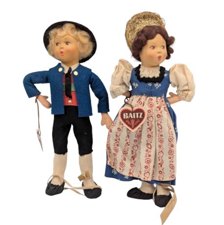 Two Dolls from Austria by Baitz