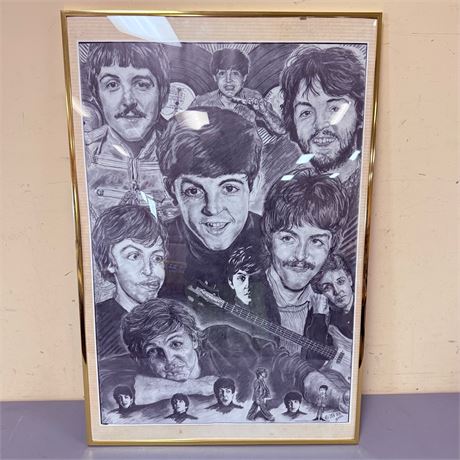 Paul McCartney Framed Poster