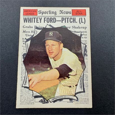 1961 Topps Whitey Ford #586