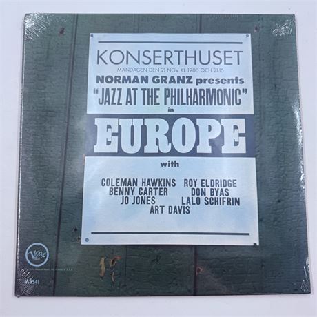 Sealed Jazz At The Philharmonic In Europe Vinyl Record