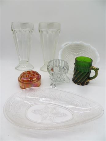 Sundae Cups, Souvenir Glass & Flower Frog