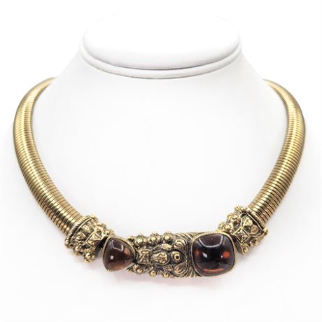 Vintage Marcella Saltz for Trifari Collar Necklace