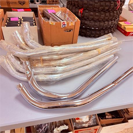 5 Sets NOS Harley Davidson Slash Cut Exhaust