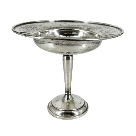 Sterling Silver Reinforced Footed Compote