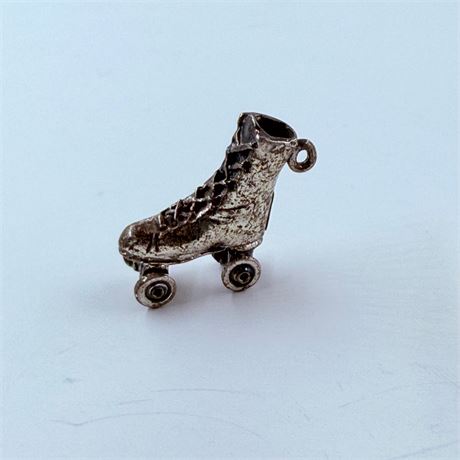 5.4g Sterling Roller Skate Pendant / Charm