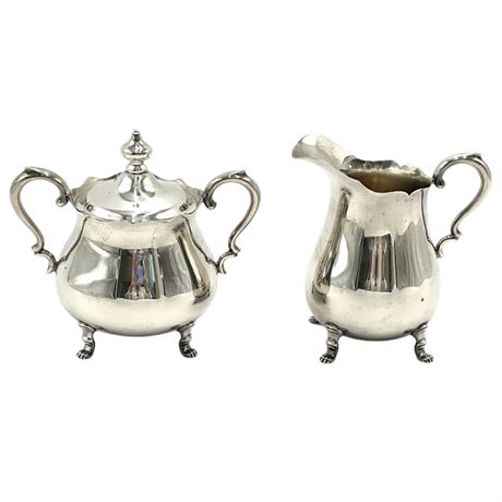 Preisner Sterling Silver Cream and Sugar
