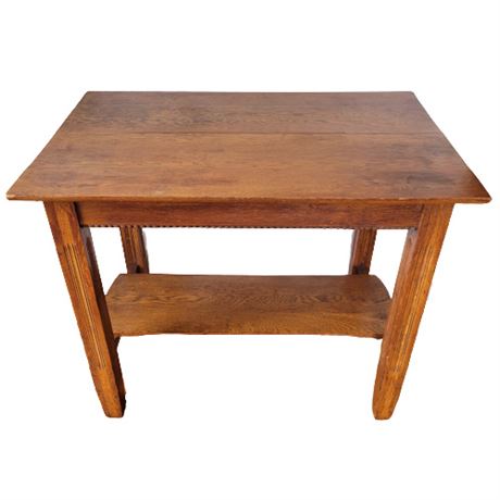 Antique Oak Table, Desk