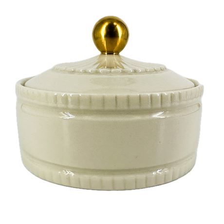 Vintage Lenox Porcelain Eternal Ivory Lidded Trinket Box