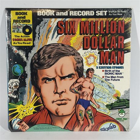 Sealed "Six Million Dollar Man" LP