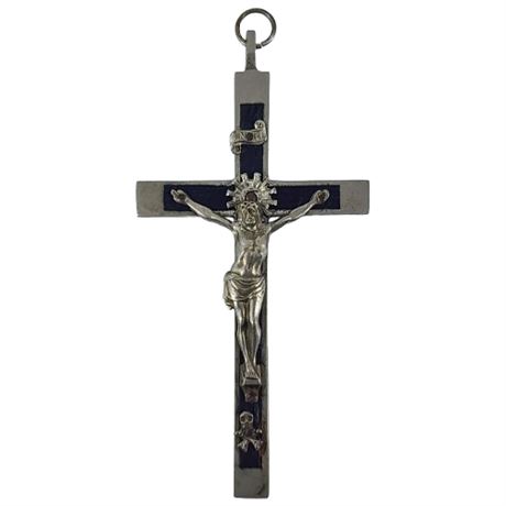 Large Antique Pectoral Crucifix w/ Skull & Crossbones