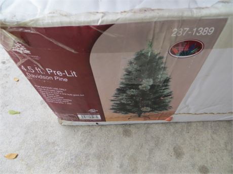 4 1/2' Pre-Lit Christmas Tree