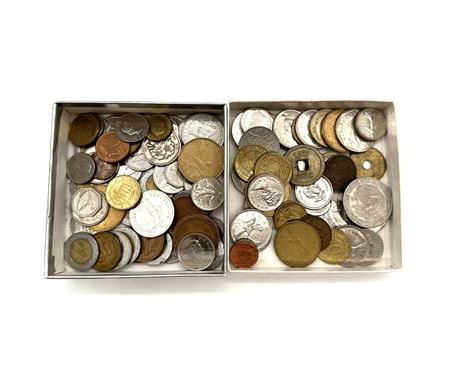 Box of Foreign Coins