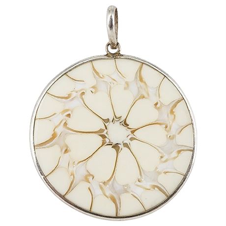 Sterling Silver Nautilus Shell Pendant