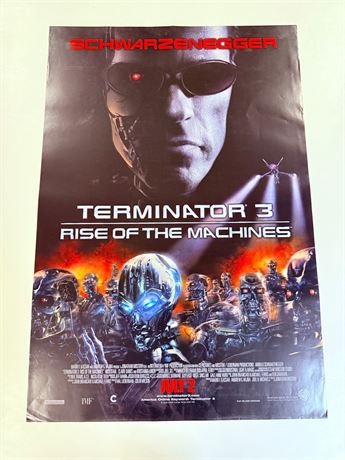 Terminator 3 Rise of the Machines Original DS Rolled 27x40 Movie Poster