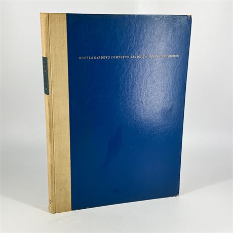 "House & Gardens Complete Guide to Interior Decoration" Hardcover Book