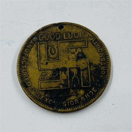 1910 Excelsior "Goods Luck" Medal