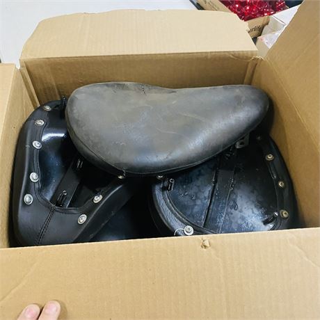 8 NOS Motorcycle Seats