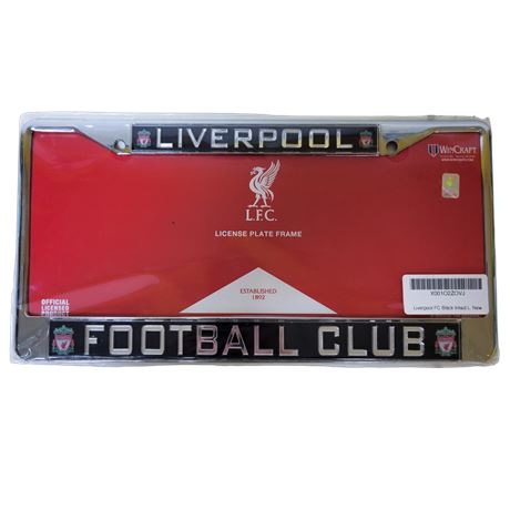 Liverpool Football Club Metal License Plate Frame