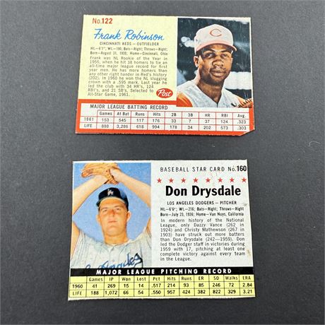 Post Hand Cut Frank Robinson + Drysdale