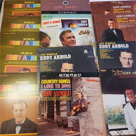 Huge Classic Country Record Lot, 12"