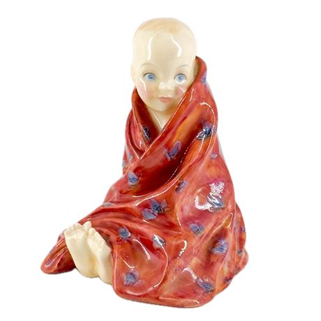 Vintage Royal Doulton "This Little Pig" Porcelain Baby Figurine