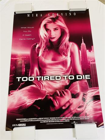 Too Tired to Die Original 27x40 Movie Poster - Rolled