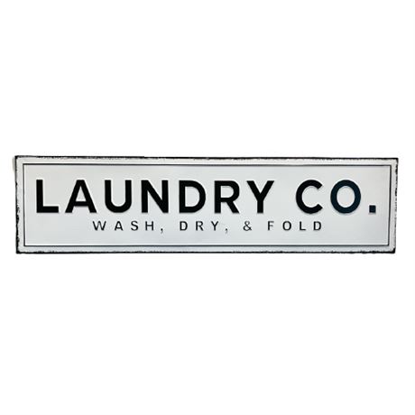 Vintage Style Laundry Co Signs
