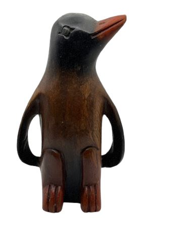 Carved wood statue