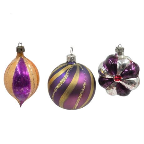 Antique Mercury Glass Ornaments