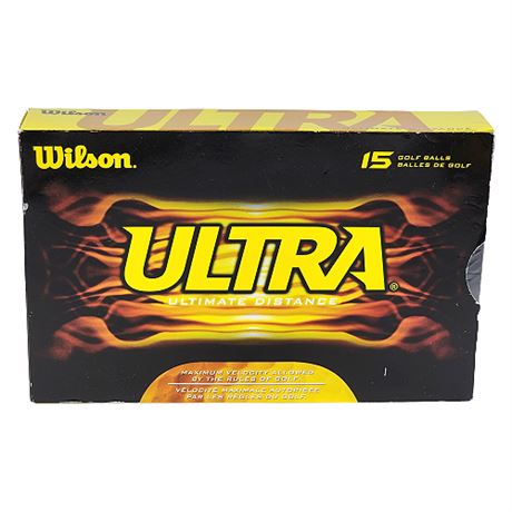 NEW Wilson Ultra Ultimate Distance Golf Balls