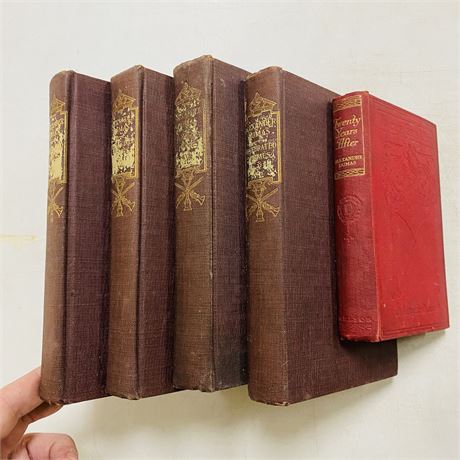 Antique + Vintage Dumas Book Lot
