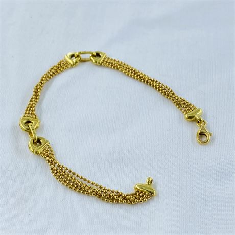 9.69g 18k Gold Bracelet